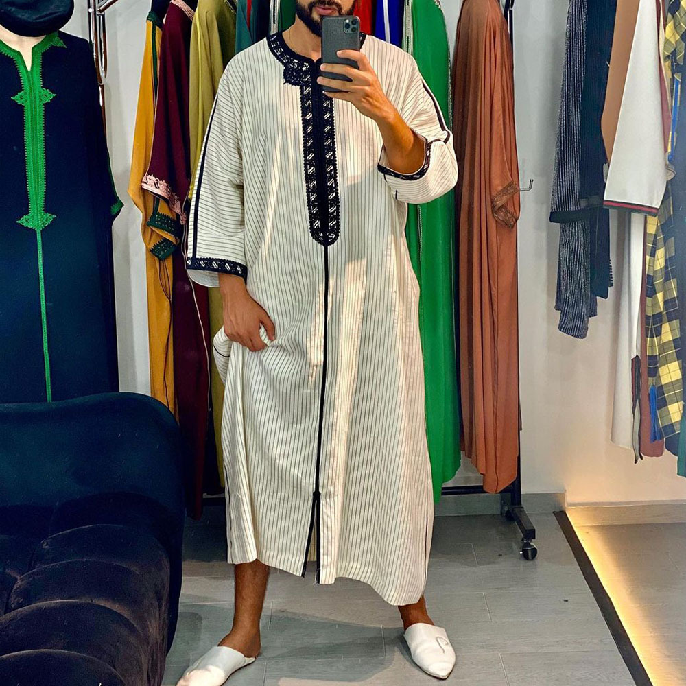Winter Clothing Pakistan - Nieuwe 2026 Islamitische mannenkleding, losse Jubba