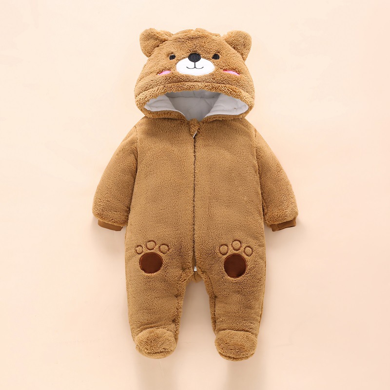 Winter Clothing 1 Year Old - 0-12M Baby Rompertjes Schattige Beer Peuter