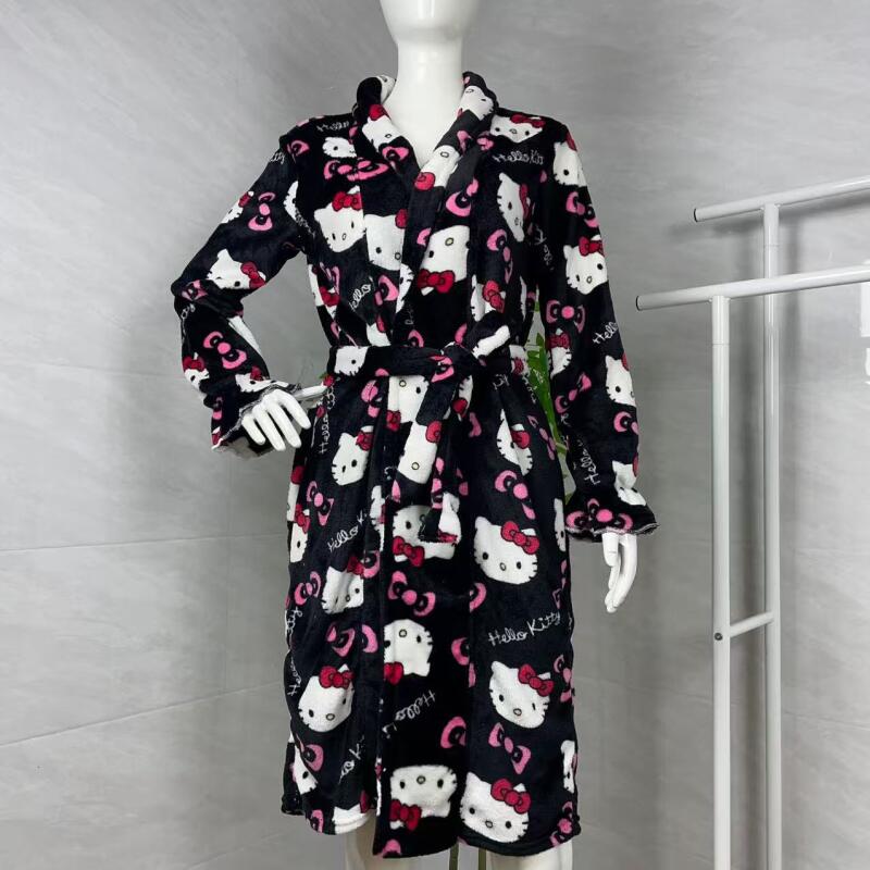 Winter Clothes Shop - Nachtjapon Hello Kitty Nieuwe Herfst Winter