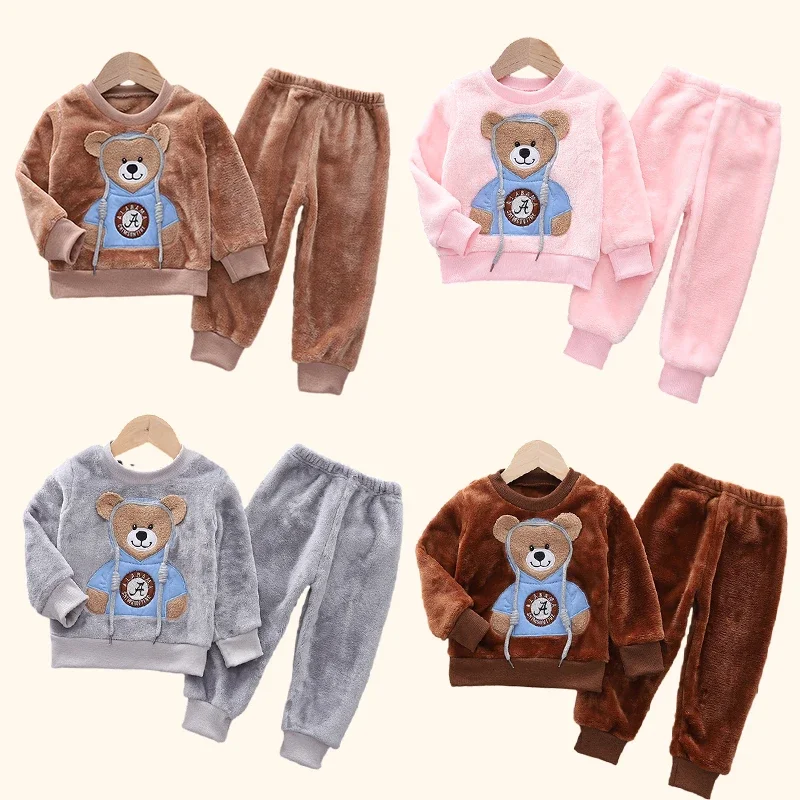 Winter Clothing 1 Year Old - Herfst Winter Kinderkleding Baby Pyjama Set