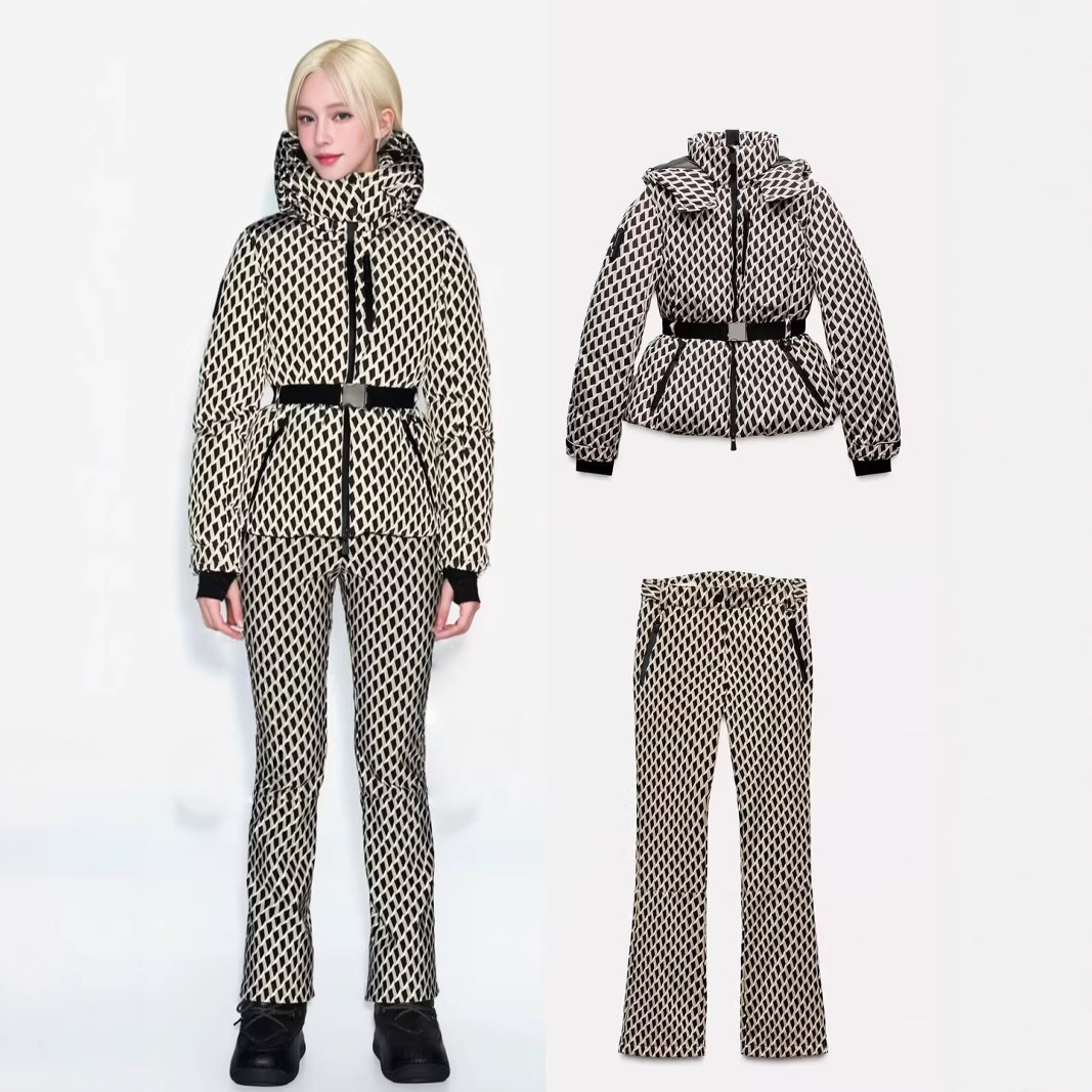Winter Clothing Essentials - Winter tweedelige skiset met capuchon, hoge