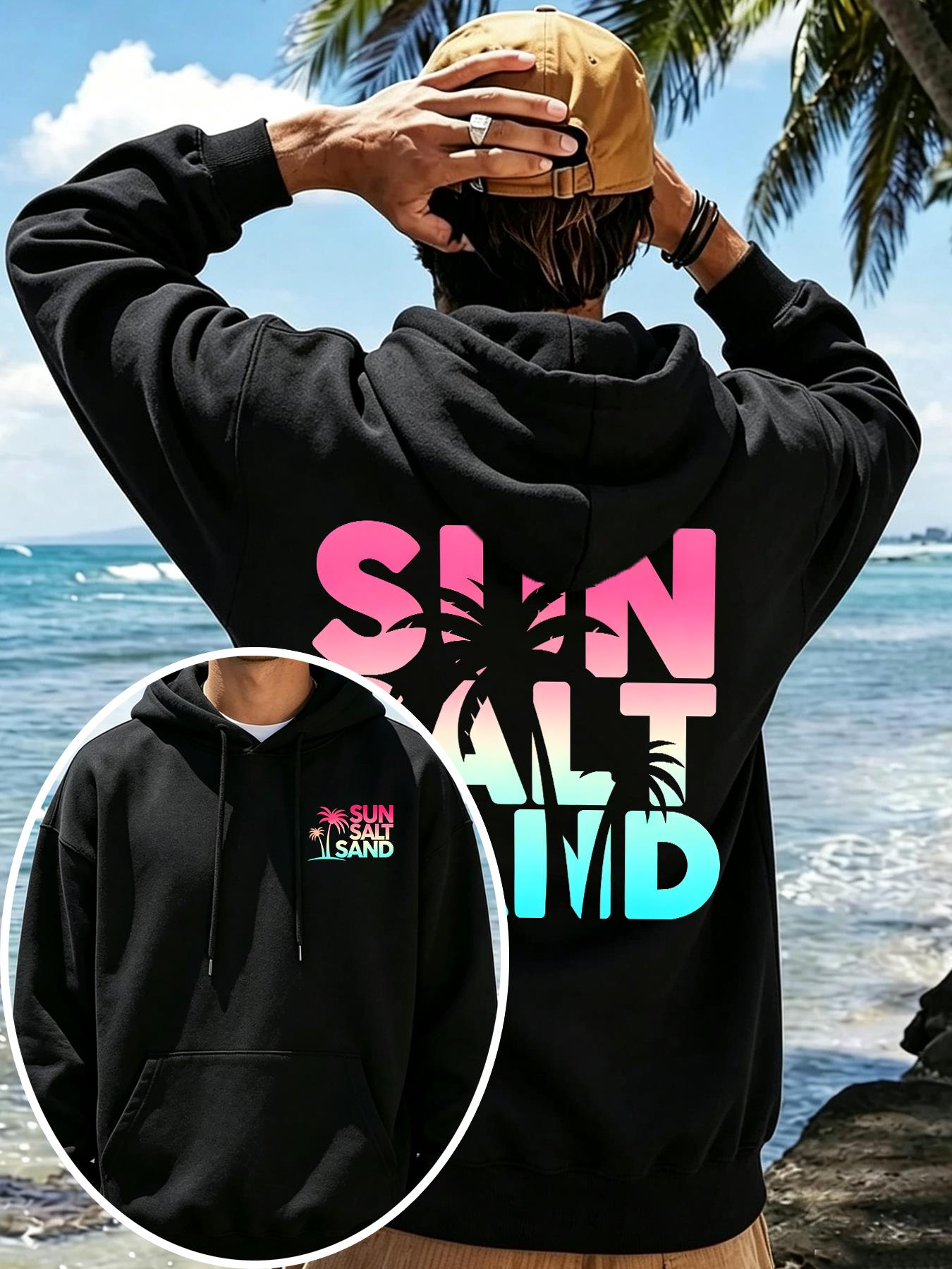 Winter Clothing English - Kleurrijke Zon Zout Zand Print Heren
