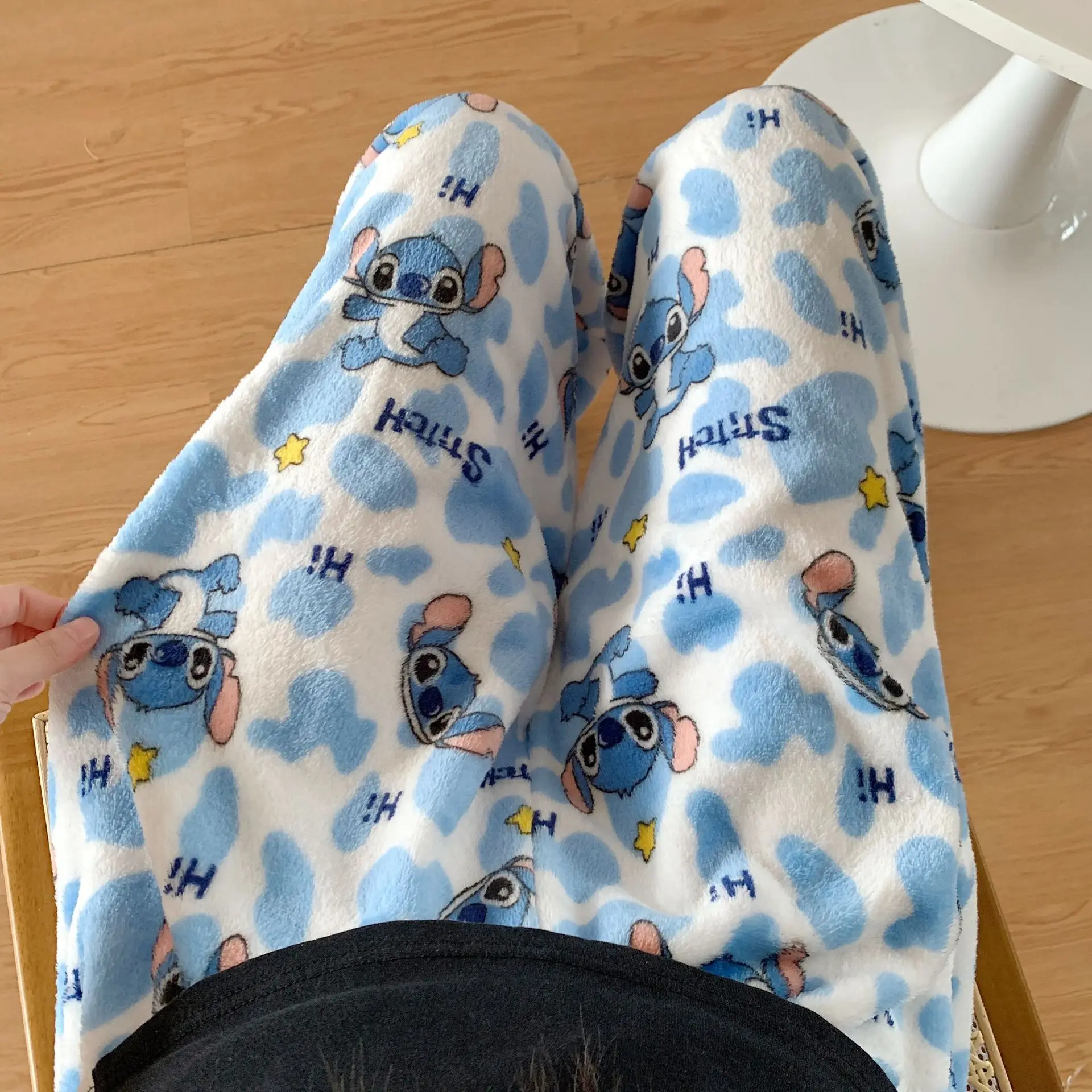 Winter Clothing Essentials - Cartoon Stitch Flanellen Pyjama Herfst Winter