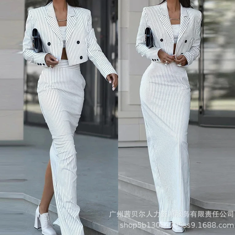 Gestreepte Blazer Jas & Slit R - Winter Clothing Essentials recensie en prijs
