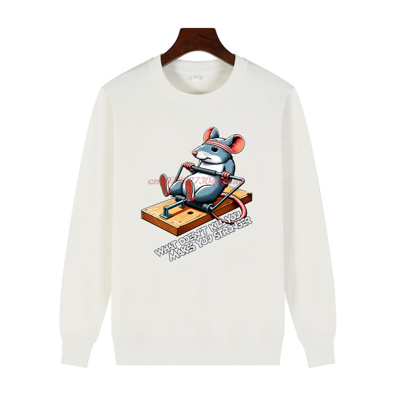 Grappige muis bedrukte trui wa - Winter Clothes Shop recensie en prijs