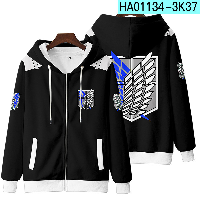 Nieuwe Aanval Op Titan 3D Rits - Winter Clothes Shop recensie en prijs