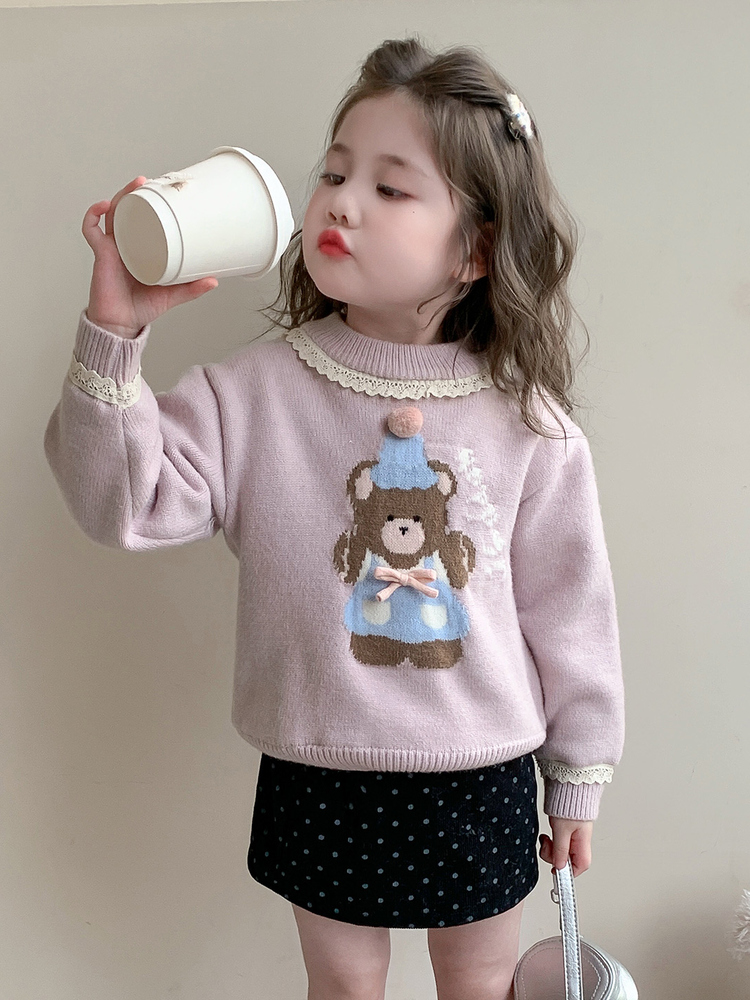 Zoete stijl beerprint kant mei - Winter Under Clothing recensie en prijs